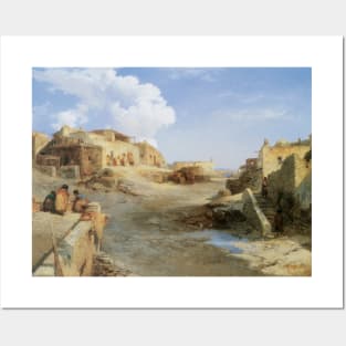 An Indian Pueblo, Laguna, New Mexico by Thomas Moran Posters and Art